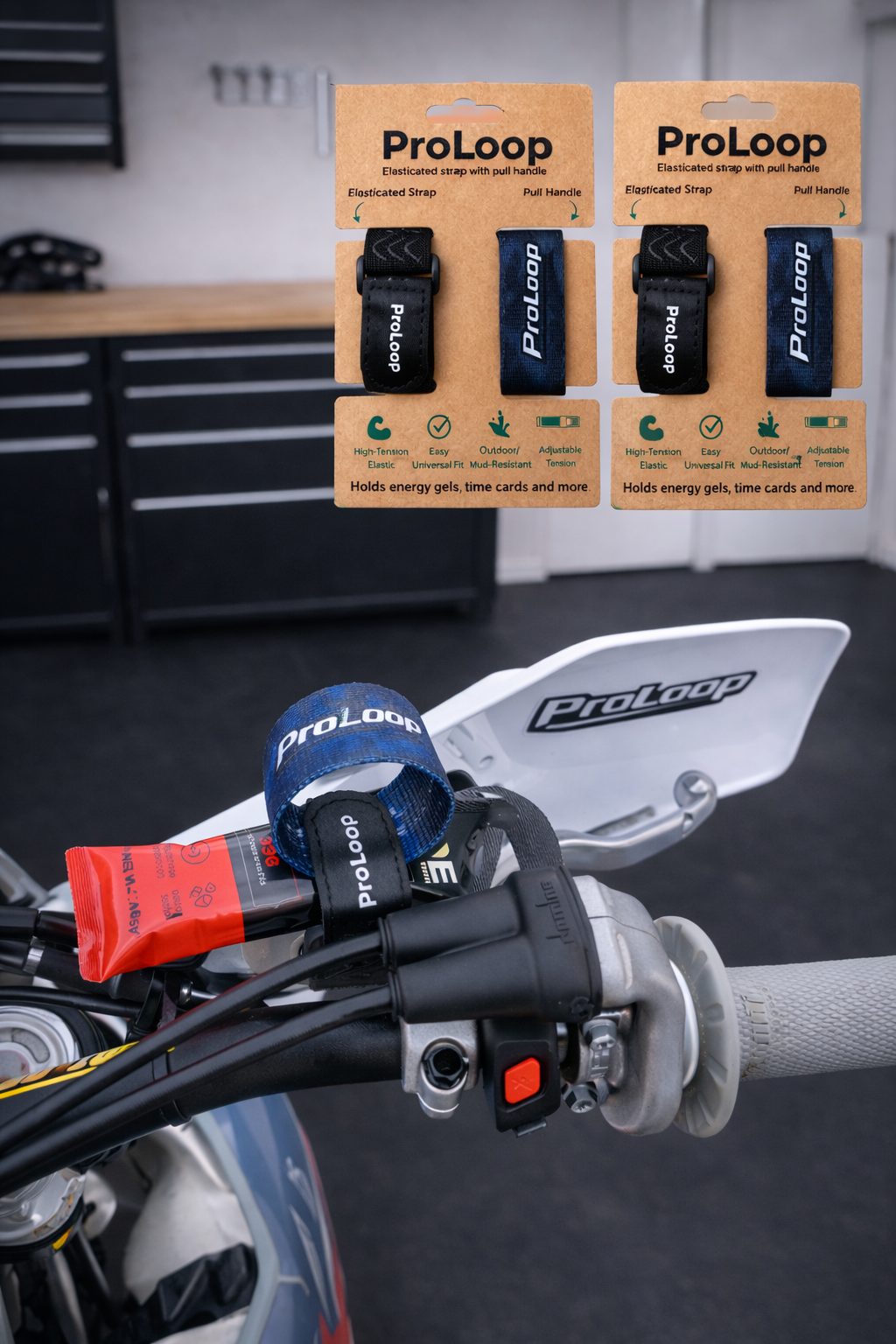 Pro Loop ProLoop | Elasticated Storage Strap for Motocross, Enduro & Cycling